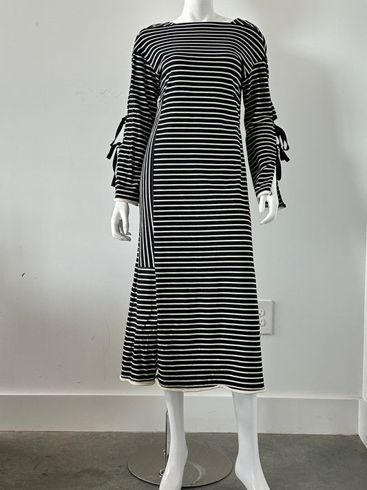 Striped Midi Dress Size XS