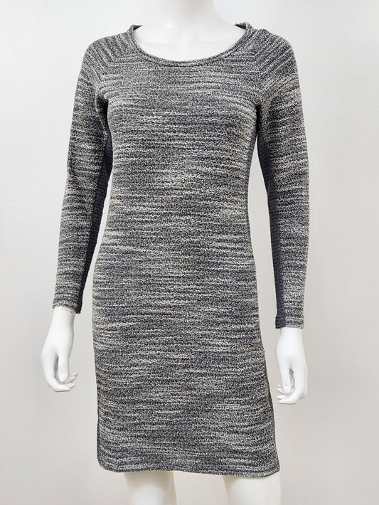 Tweed Long Sleeve Panel Mini Dress Size Small