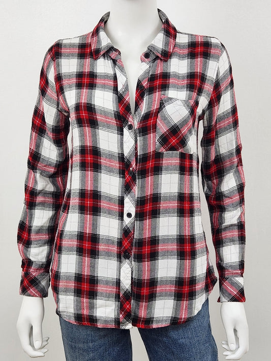 Plaid Button Down Shirt Size XS