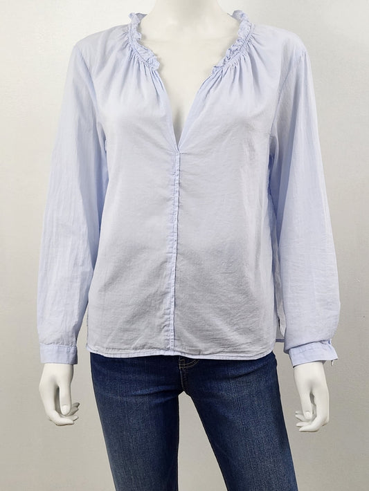 Long Sleeve V Neck Top Size Small