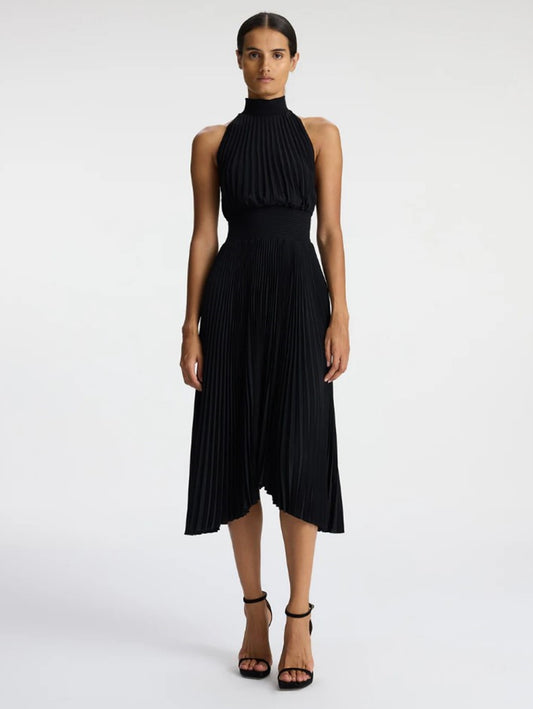 Renzo Pleated Dress Size 4