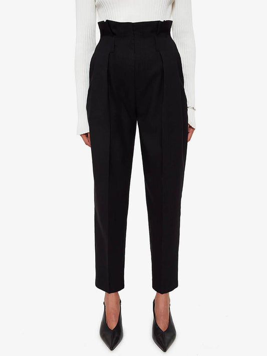 Yves High Rise Pleated Trouser Size 00