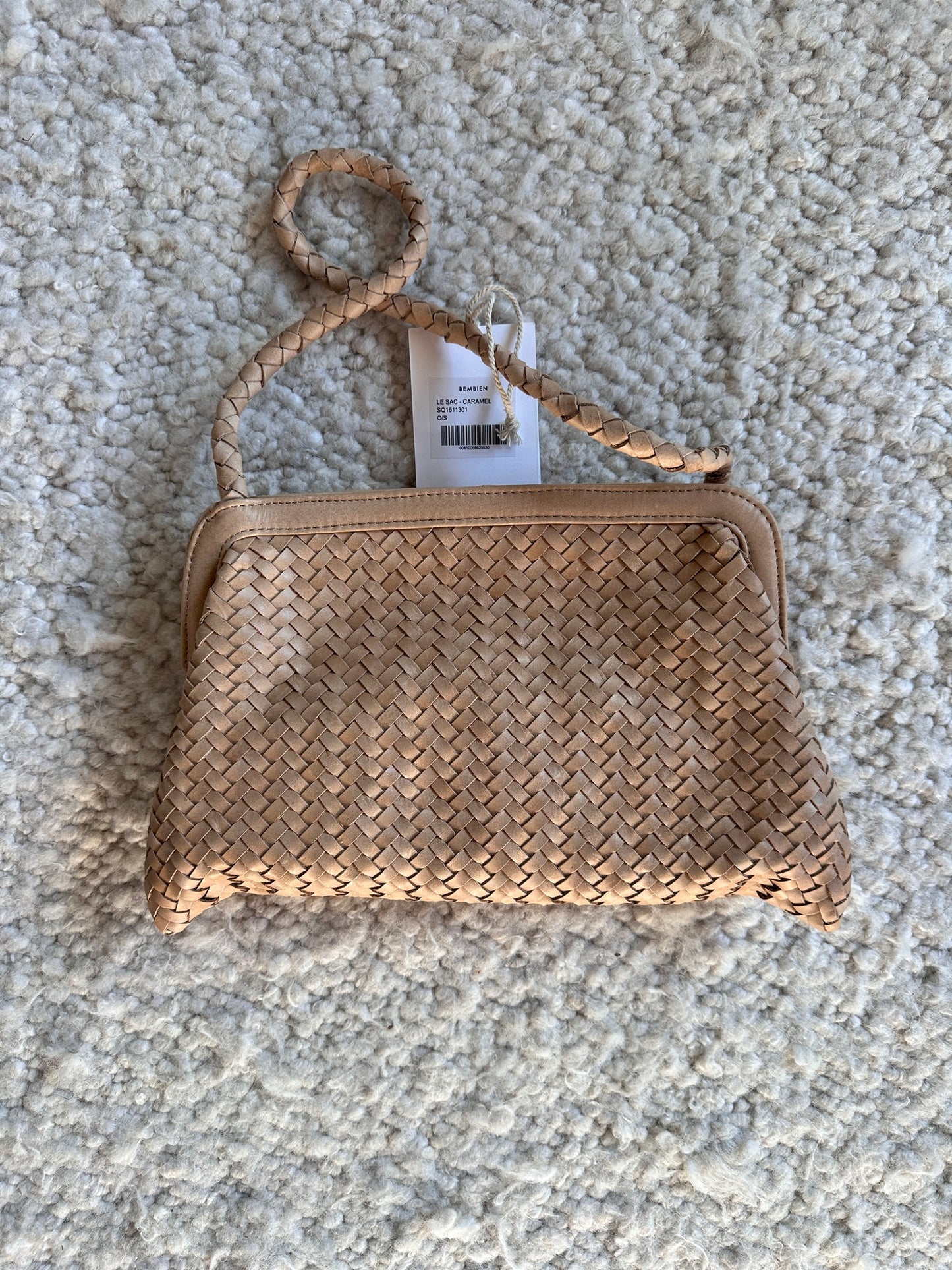 Le Sac Woven Handbag NWT