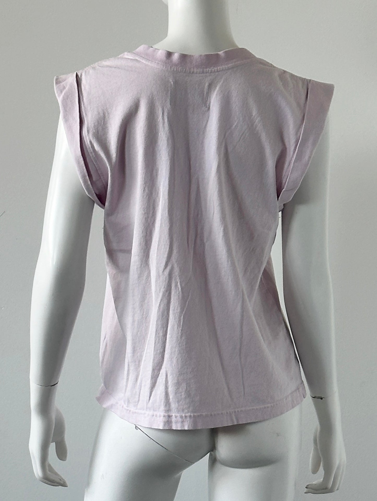 Eugenie Sleeveless V-Neck Tee Size Medium