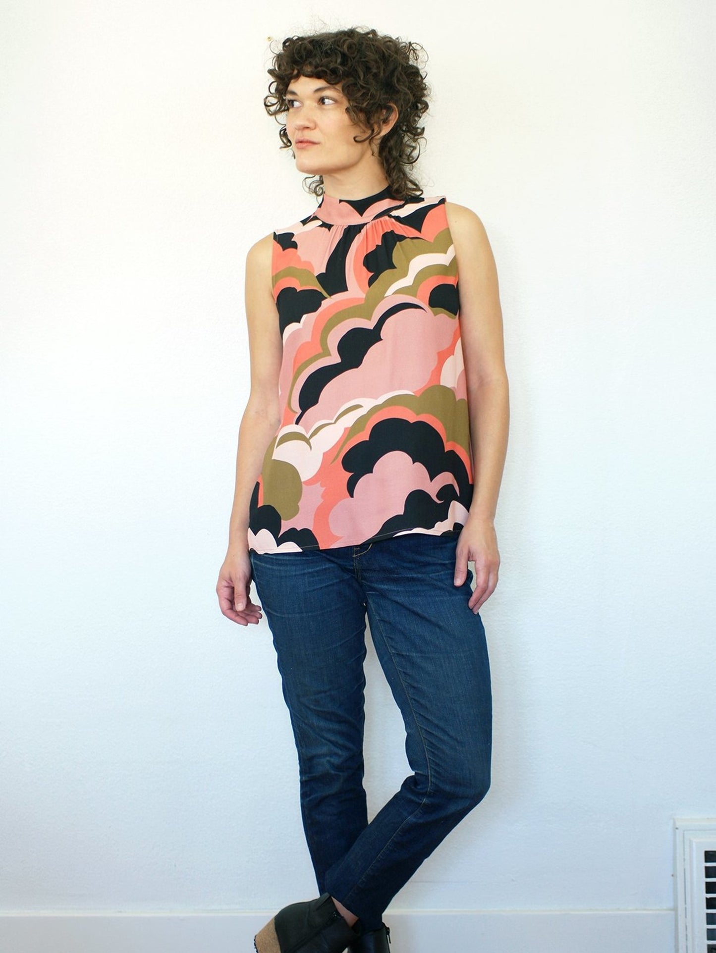 Cadence Printed Top Size XS