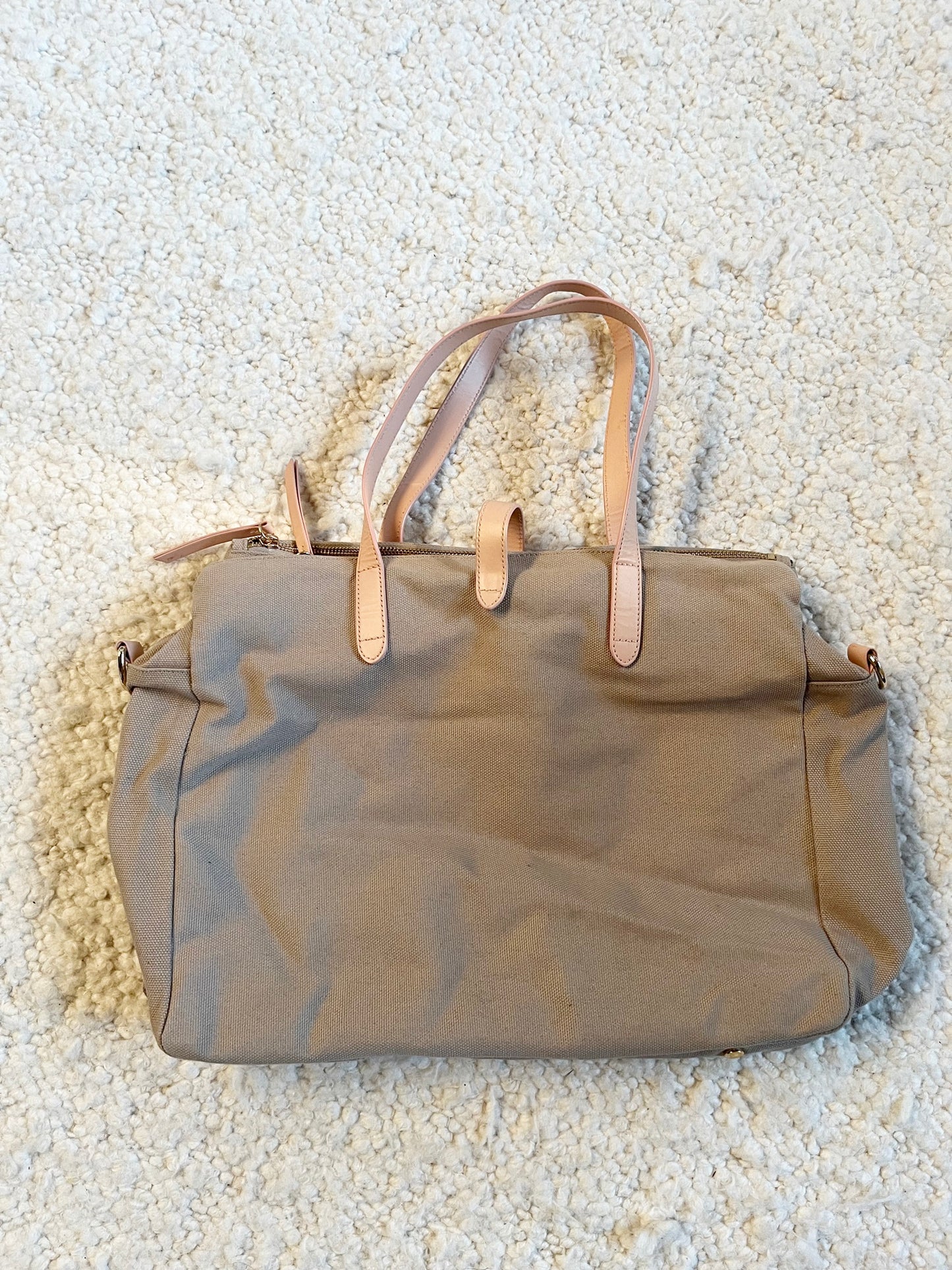 Triple Zipper Weekender Tote