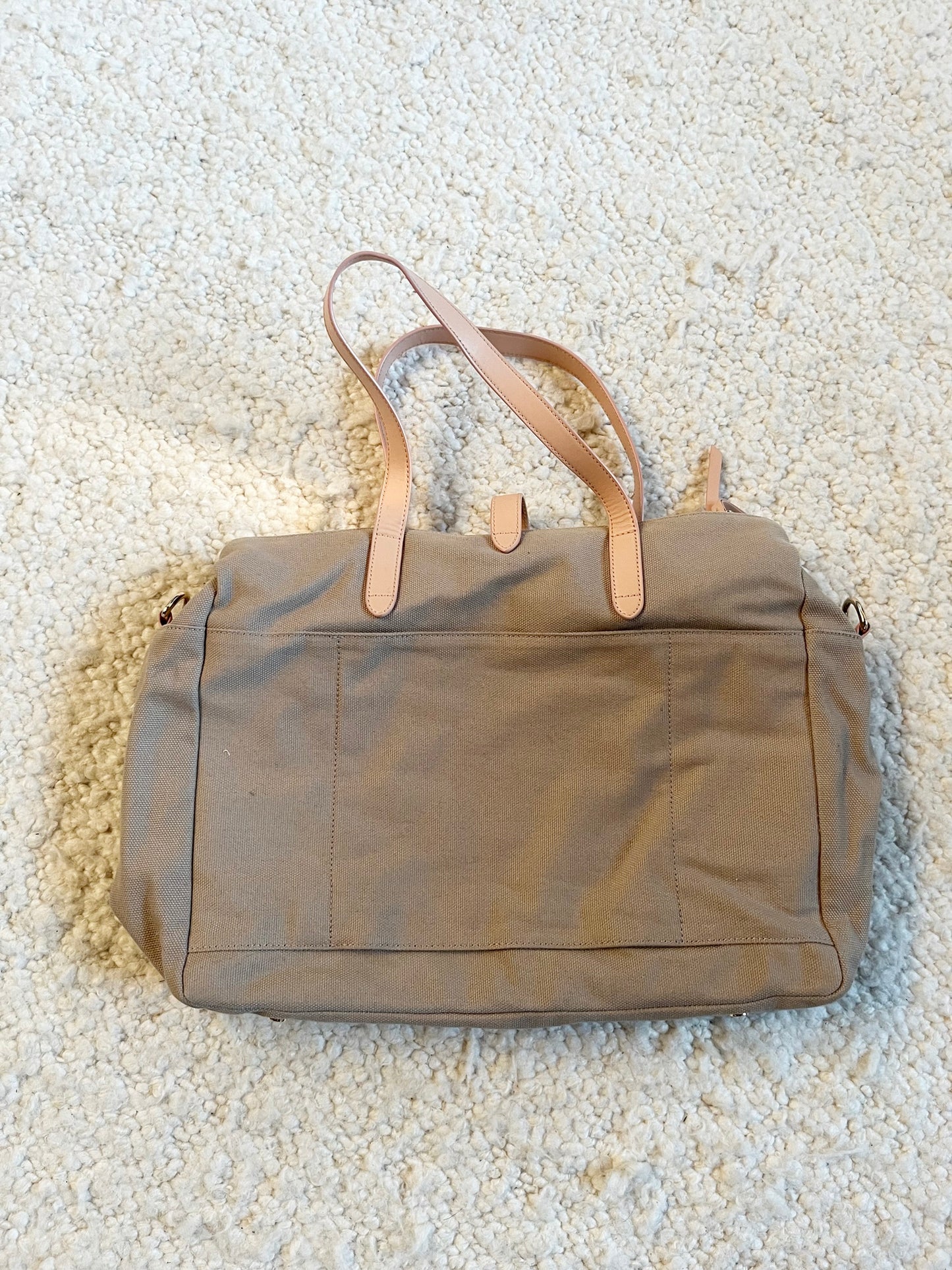 Triple Zipper Weekender Tote