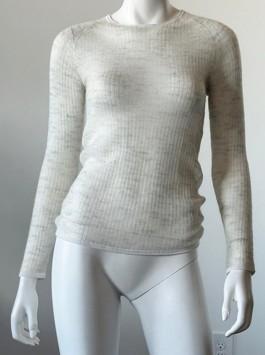 Crewneck Mohair Sweater Size XS