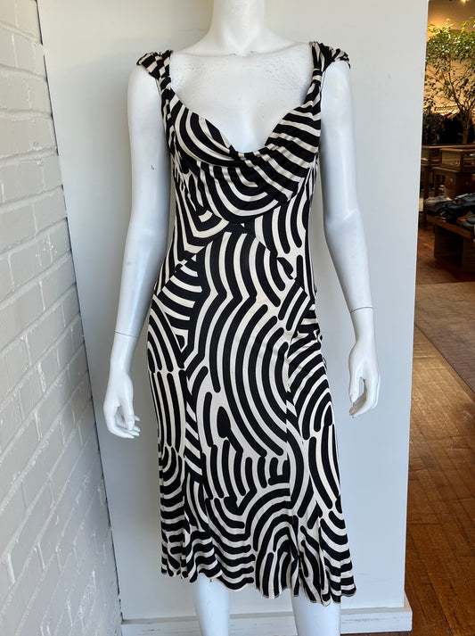 Monochrome Rainbow Dress Size 4