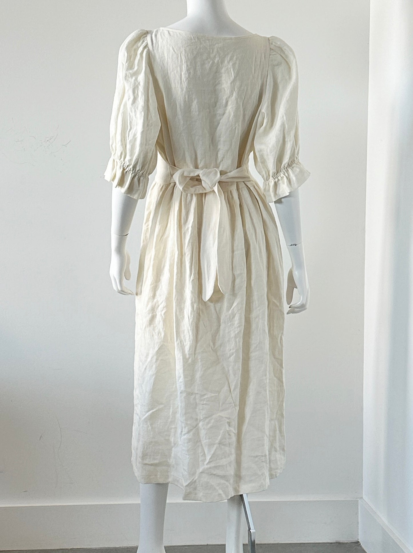 Meadow Linen Blend Dress Size Large NWT