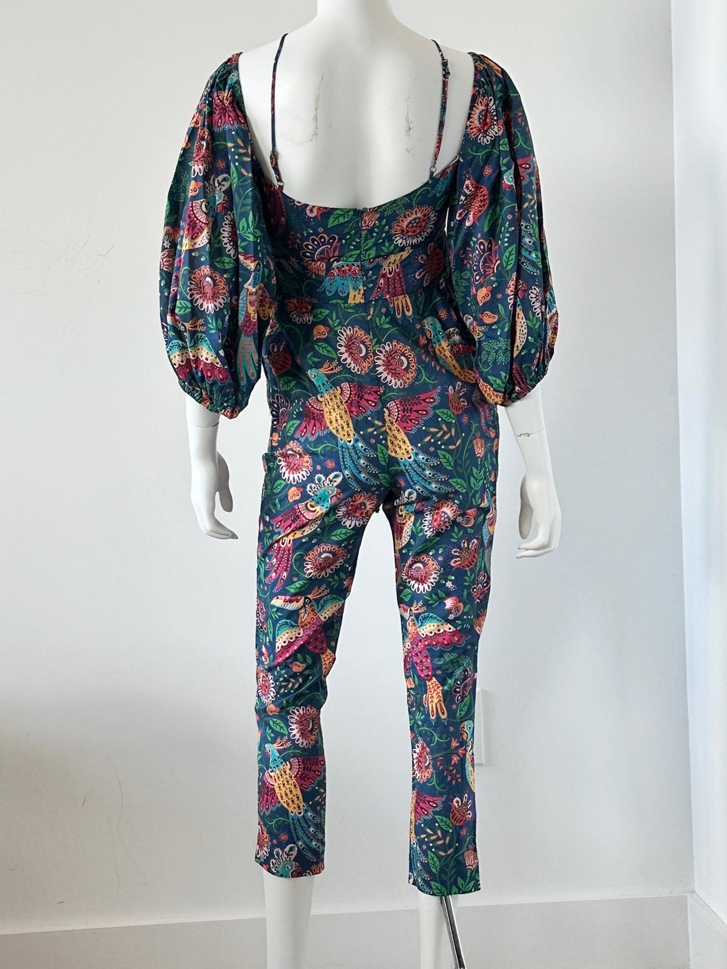 Tropical Birds Jumpsuit Size XS