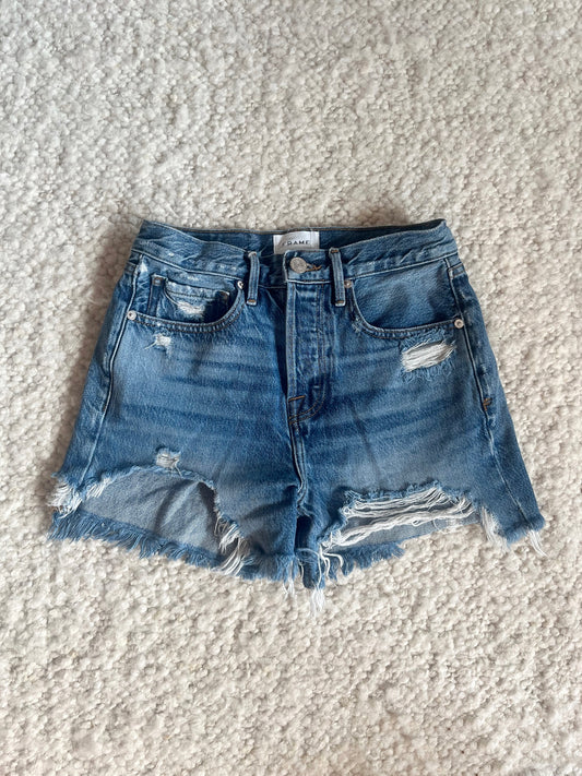 Distressed Cutoff Shorts Size 23