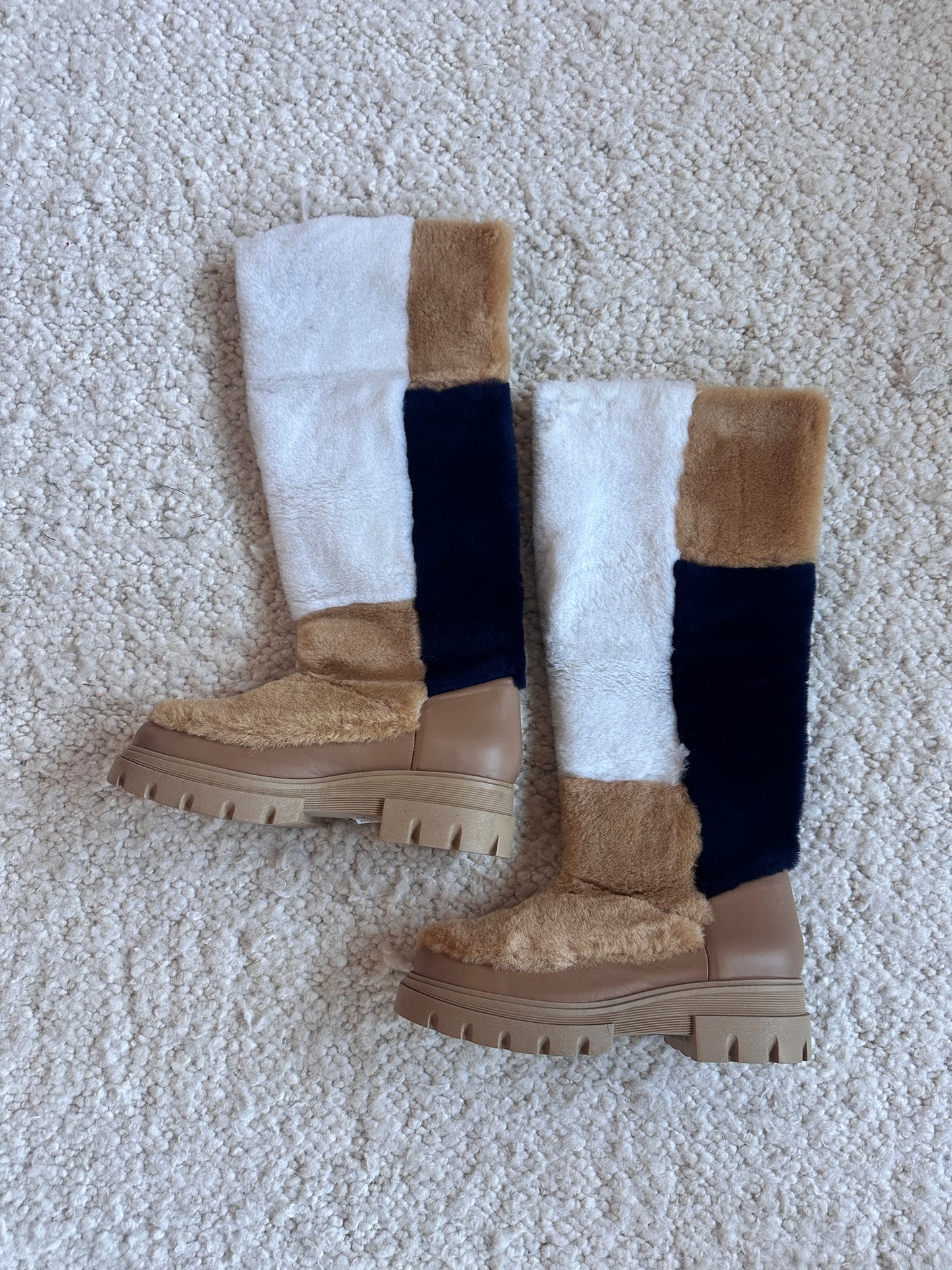 Happy Thoughts Shearling Boots Size 40 NIB