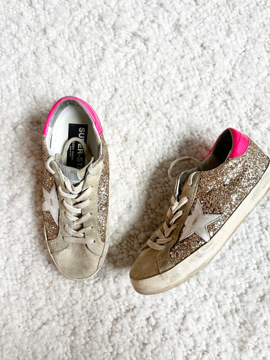 Superstar Glitter Sneakers Size 37