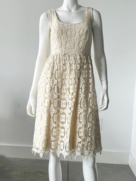 Ivory Lace Dress Size 2