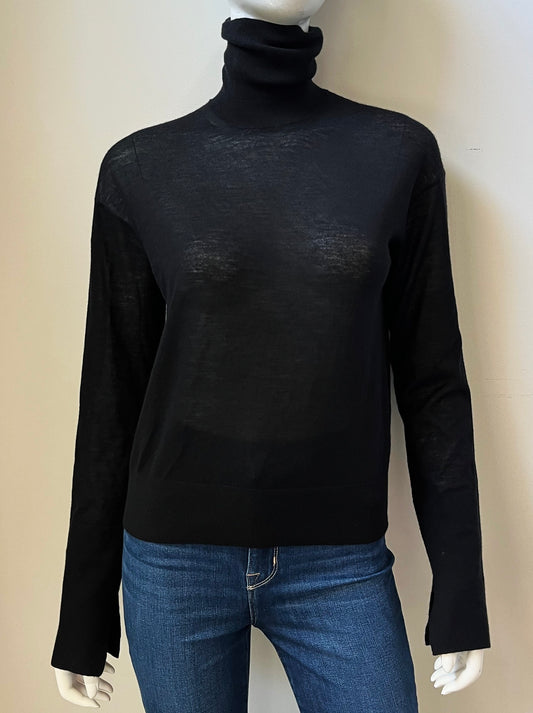 Fine Gauge Cashmere Turtleneck Size XS