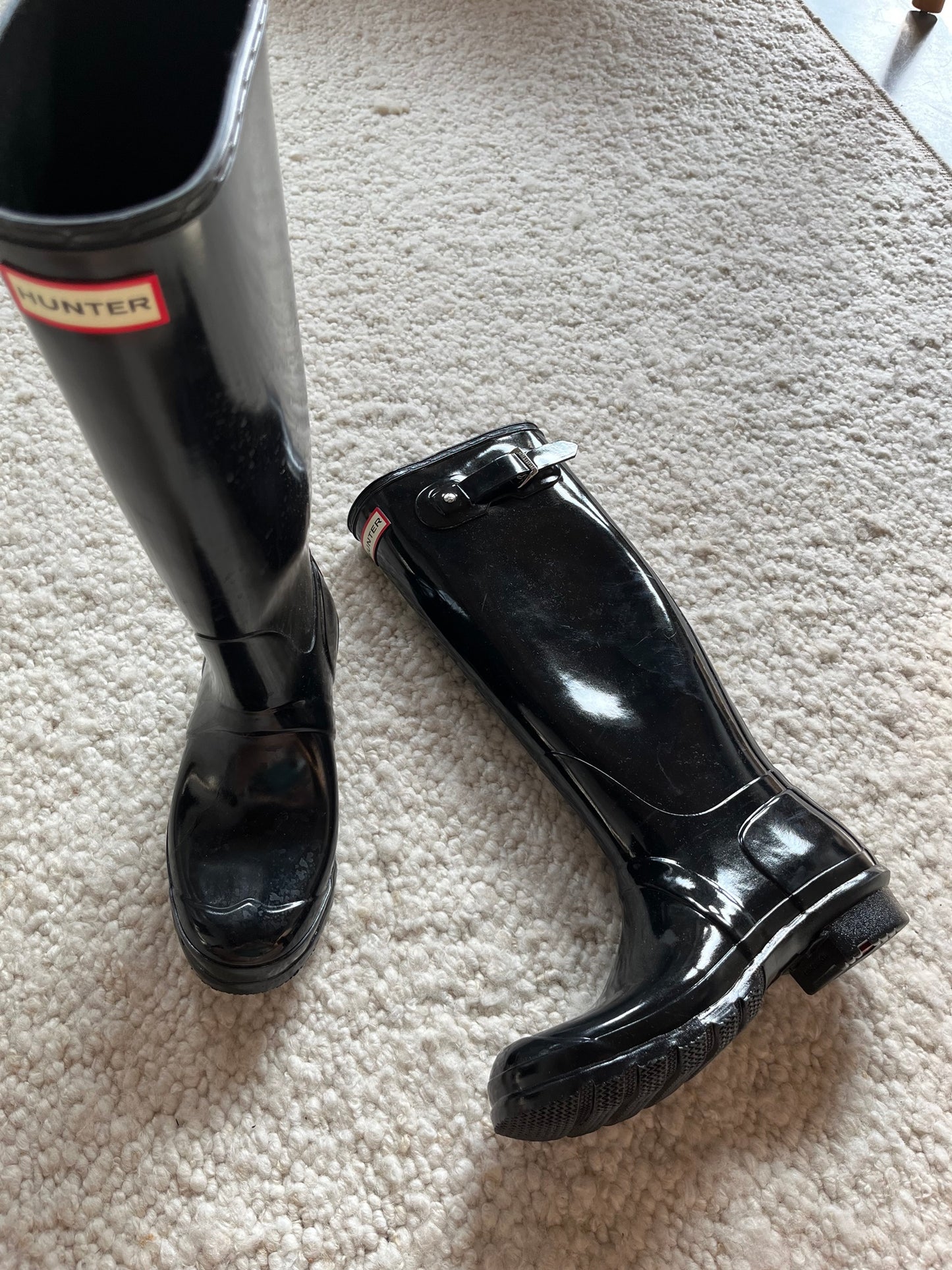 Tall Rain Boots Size 8