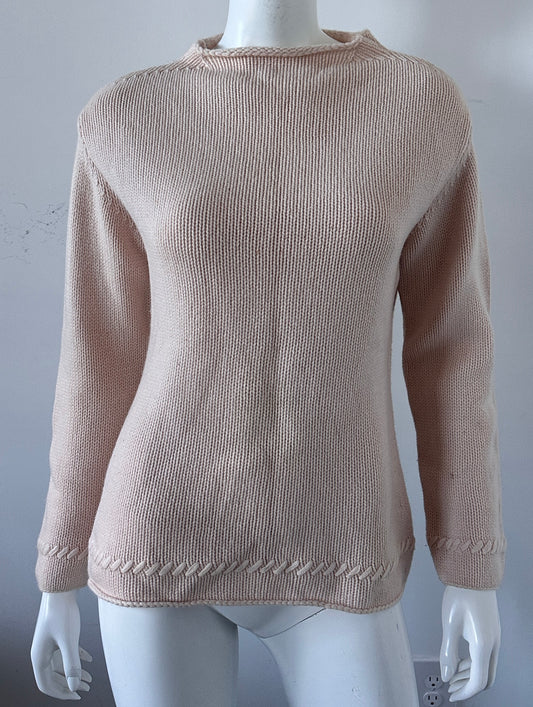 Funnel Neck Cashmere Sweater Size 10