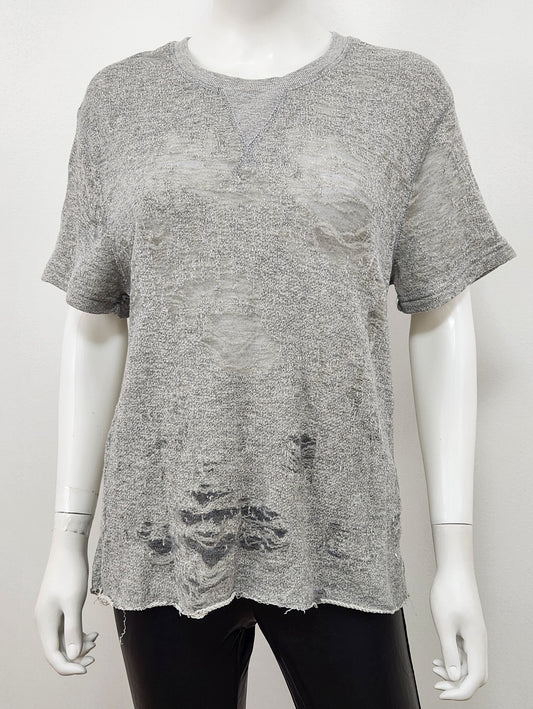 Gaetane Distressed Tee Size Small