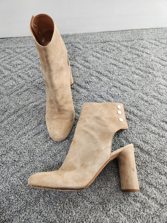 Cutout Suede Booties Size 11