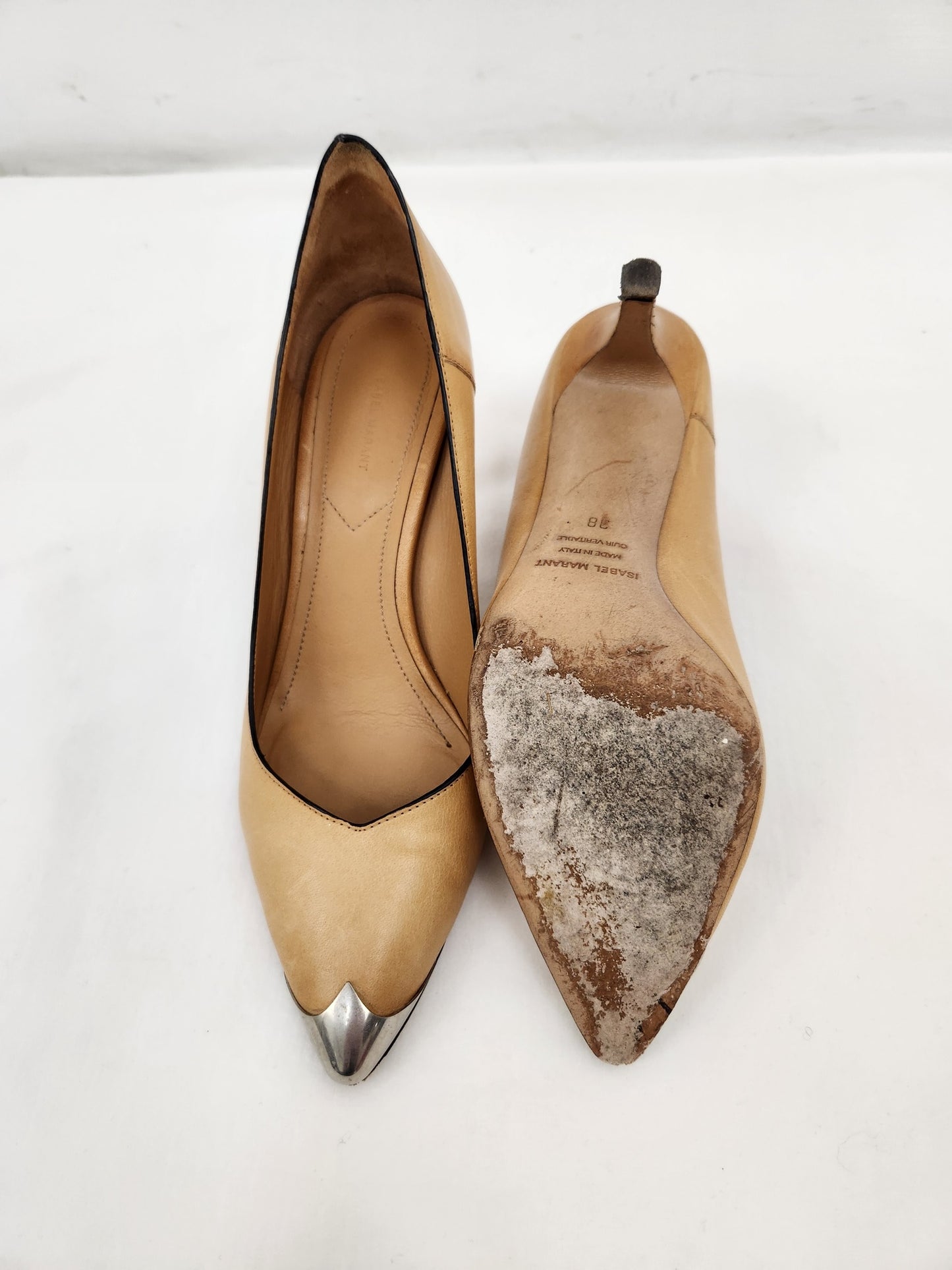 Paloe Cap Toe Pumps Size 38