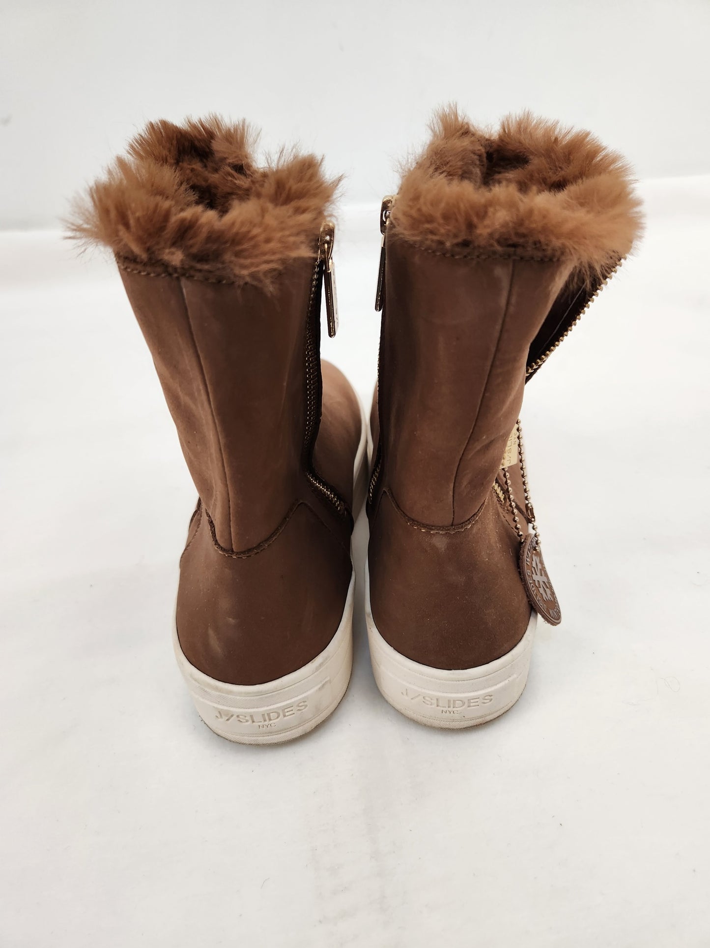 Fur Lined Suede Boots Size 10