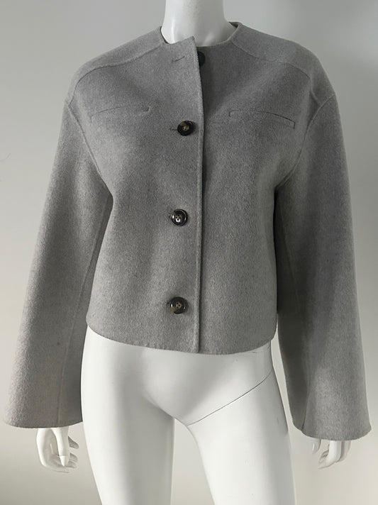 Grey Melange Aspo Coat Size XS