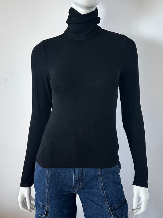 Ribbed Knit Turtleneck Size XS NWT