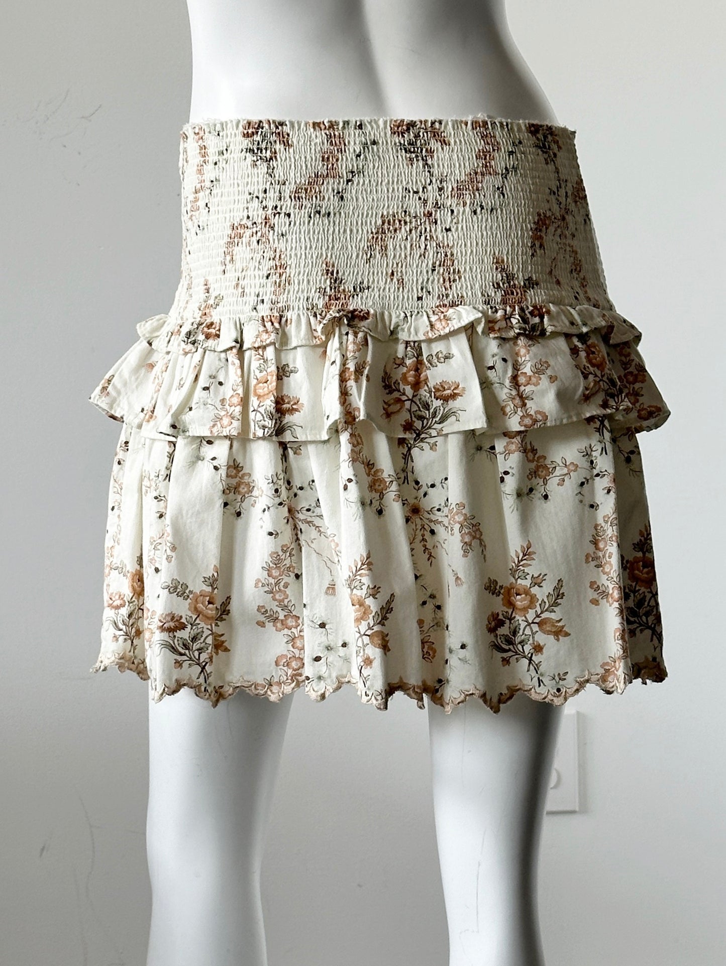 Sowa Floral Mini Skirt Size XL