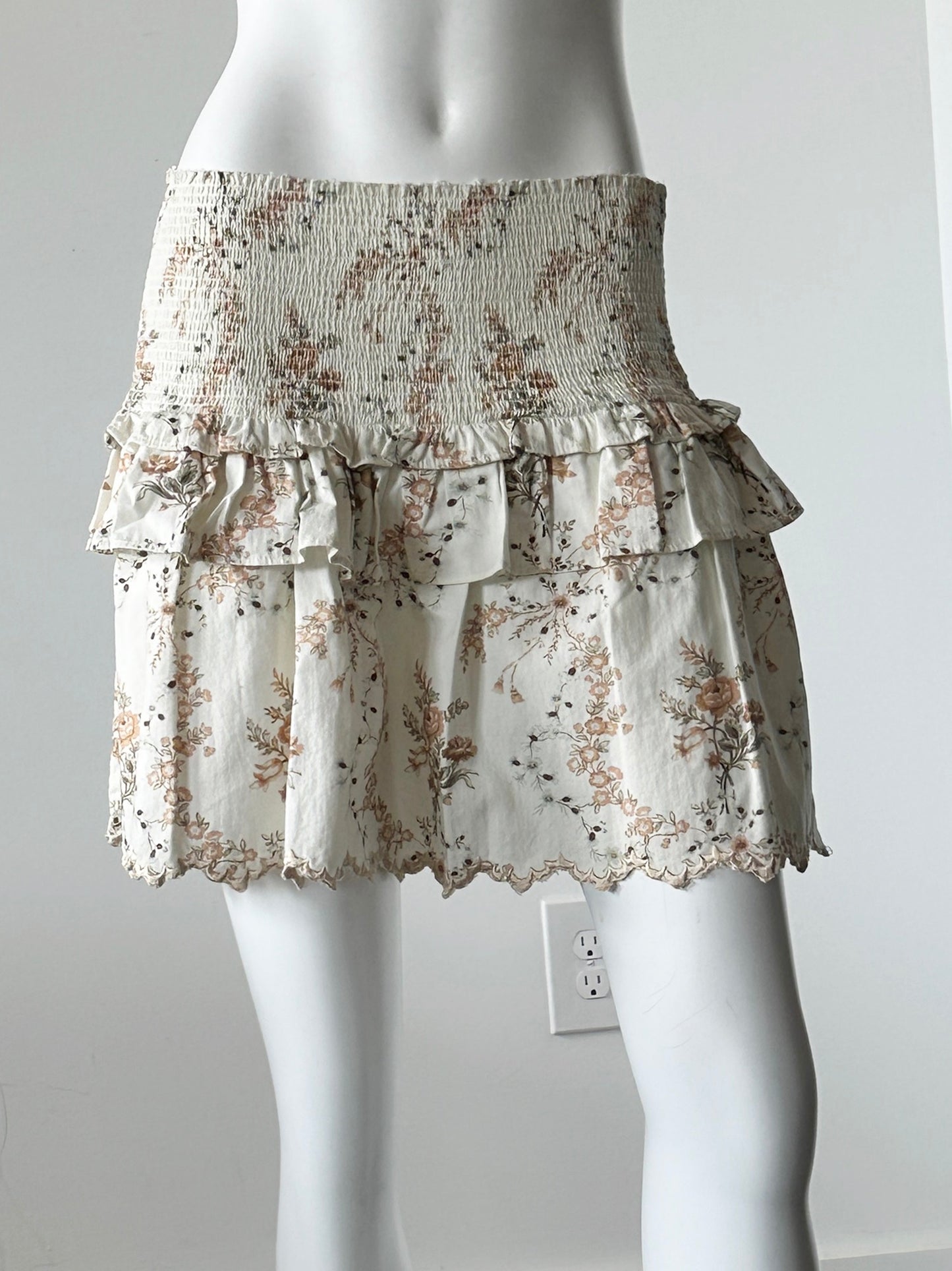 Sowa Floral Mini Skirt Size XL