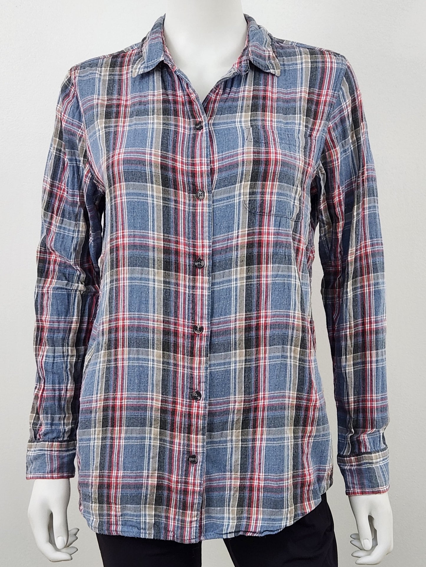 Plaid Button Down Shirt Size Medium