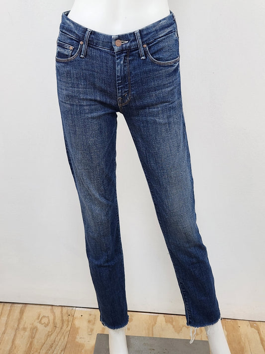 Looker Ankle Step Fray Jeans Size 24