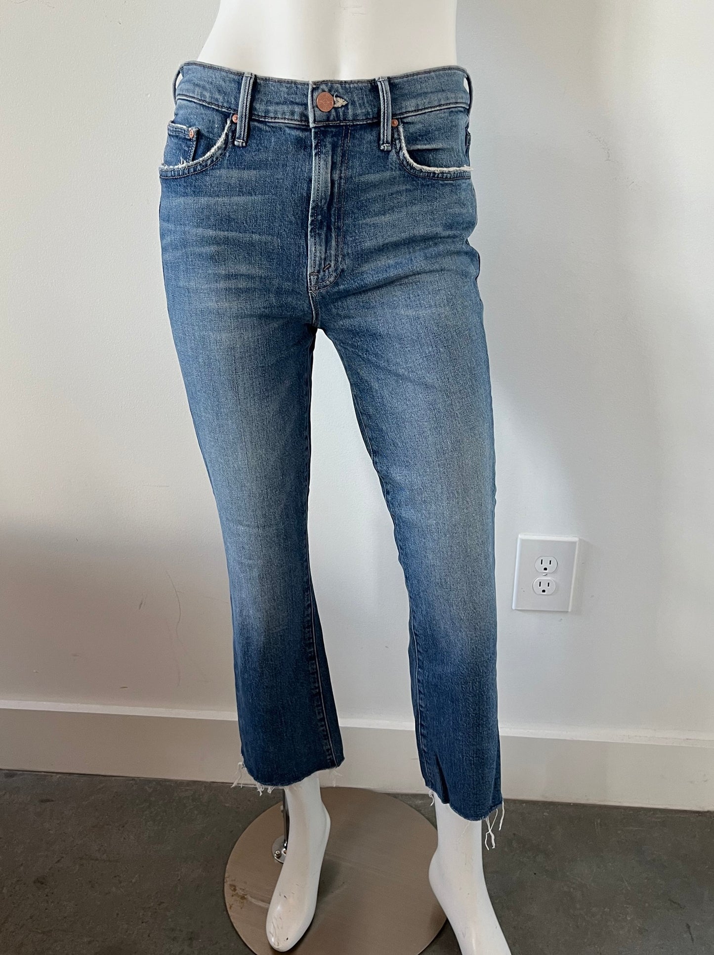 Insider Crop Step Fray Jeans Size 29