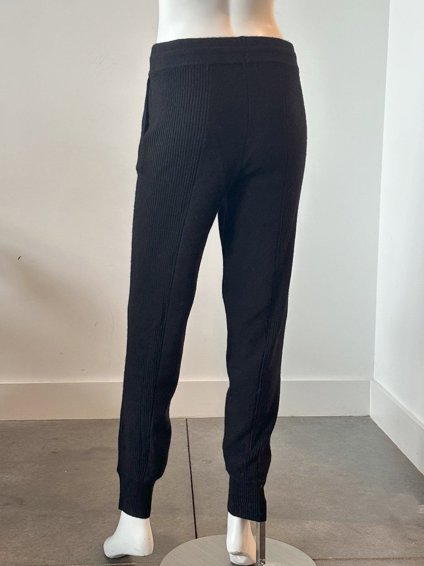 Cashmere Ribbed Joggers Size Small