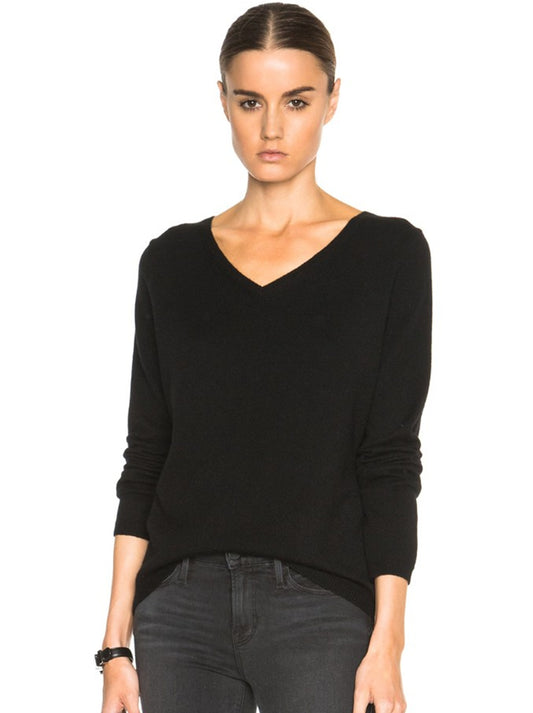 Cashmere V-Neck Sweater Size XS