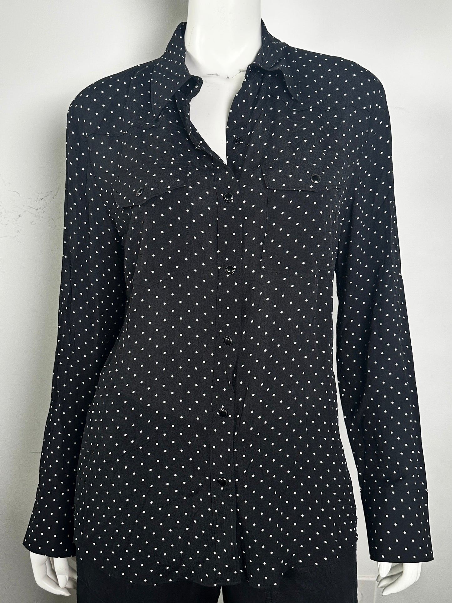 Farren Polka Dot Shirt Size Large