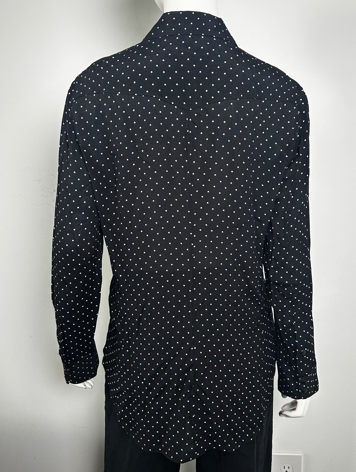 Farren Polka Dot Shirt Size Large