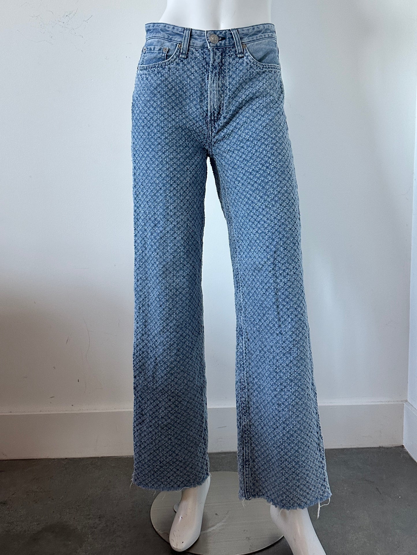 Logan Wide Leg Tweed Pants Size 24