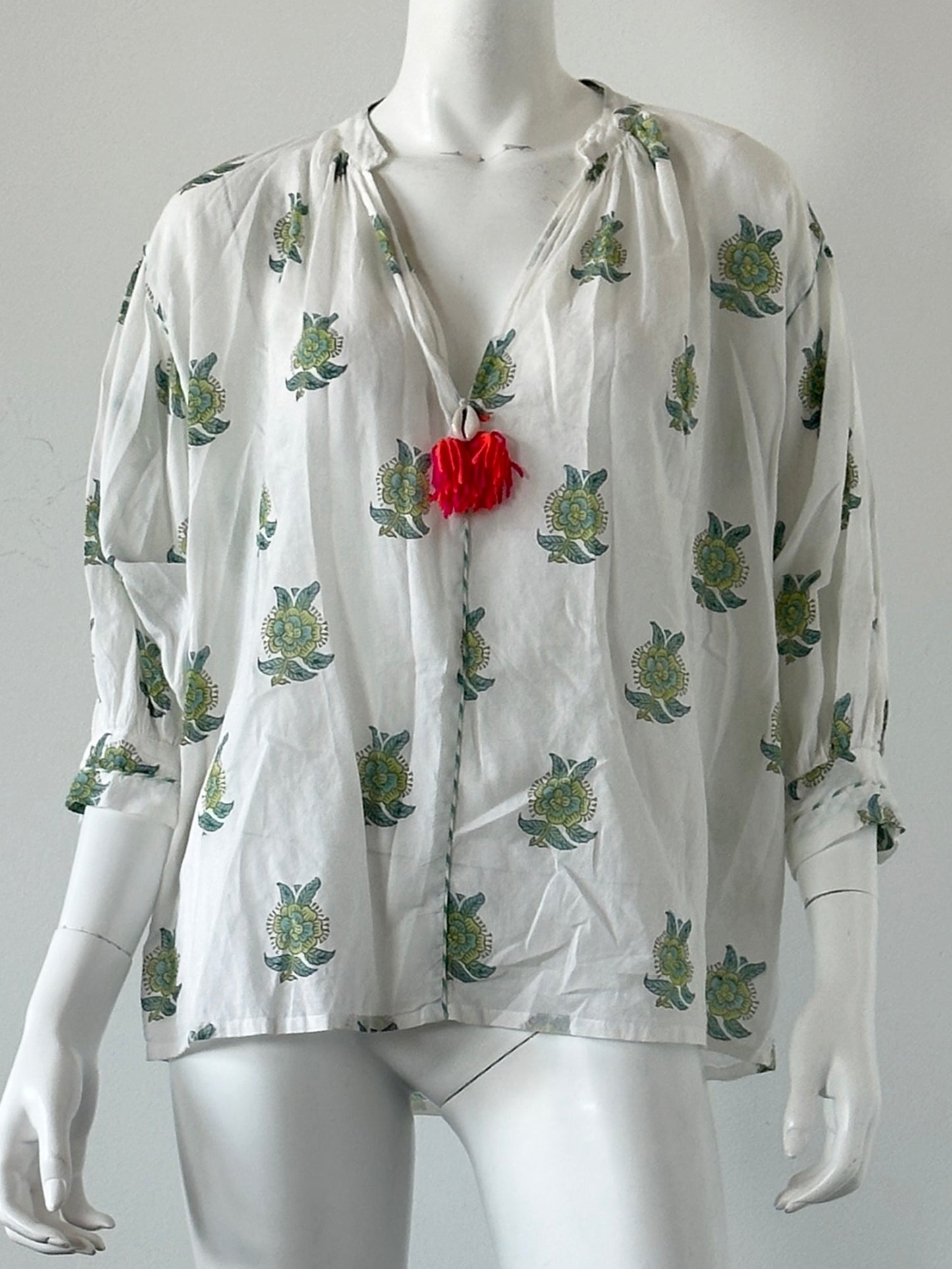 Printed Cotton Top Size XS/Small