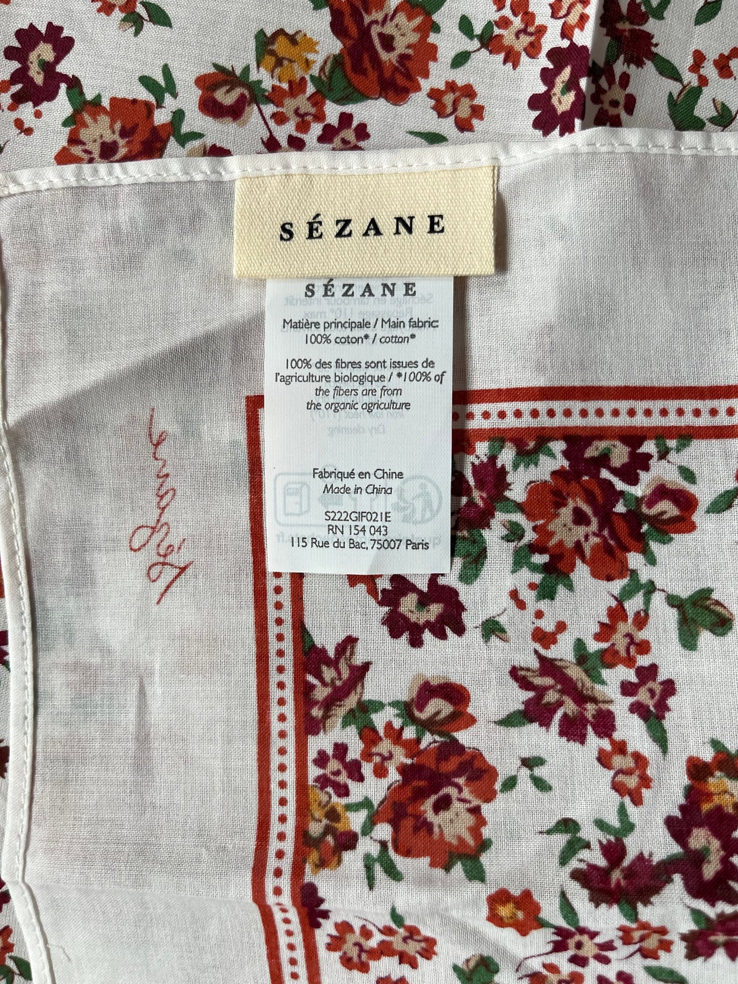 Floral Print Scarf NWOT