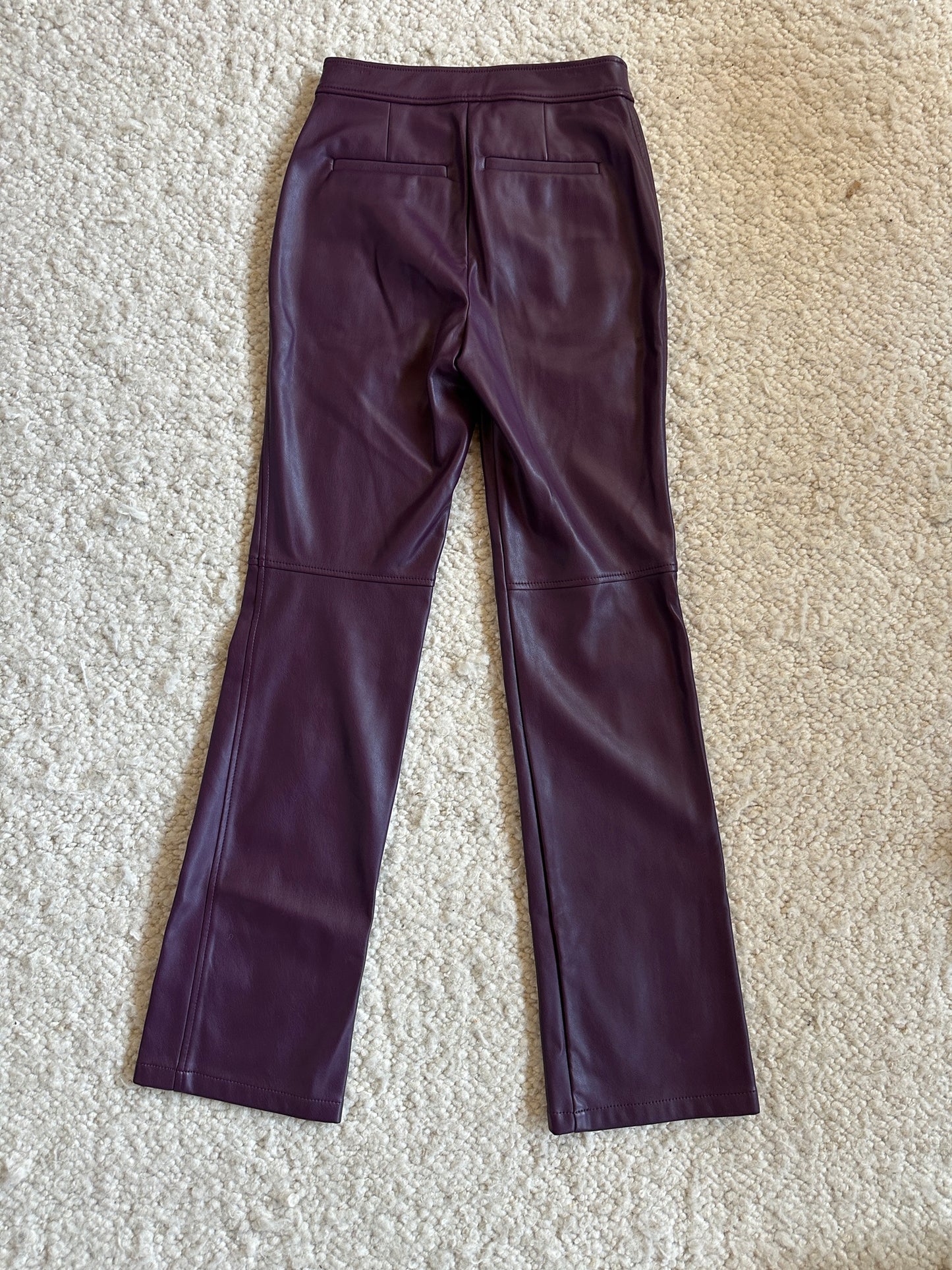 Dahlia Vegan Leather Pants Size 0