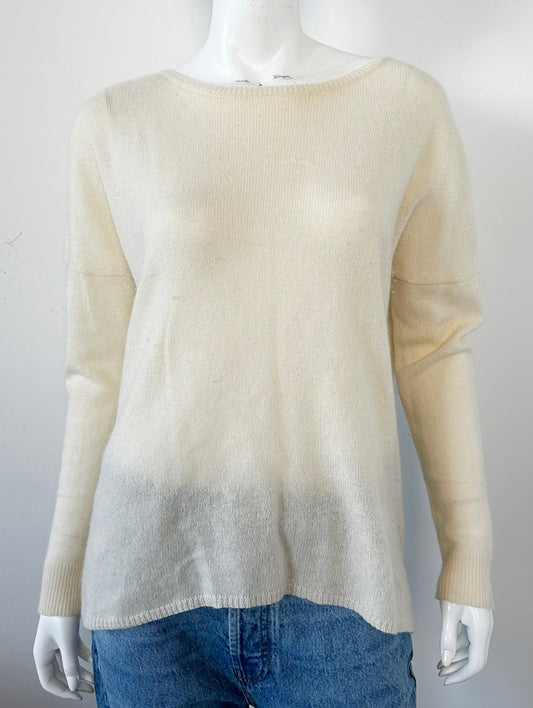 Skull Back Cashmere Sweater Size Large