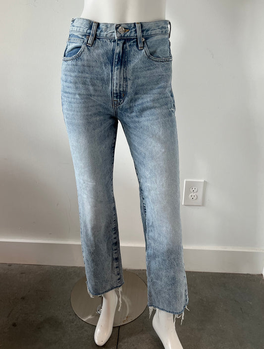 London High Rise Straight Leg Jeans Size 27