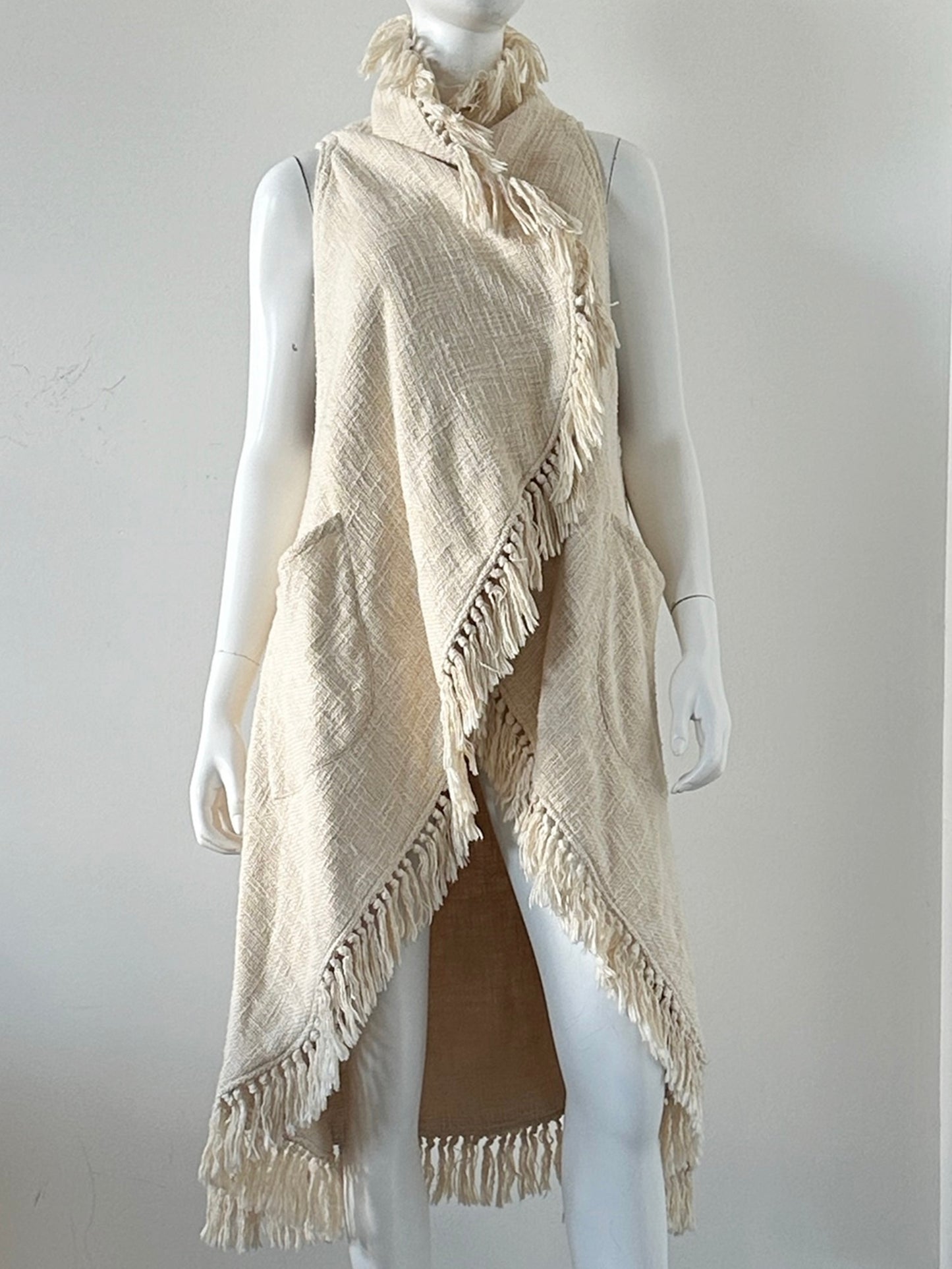 White River Fringe Poncho Size Small/Medium