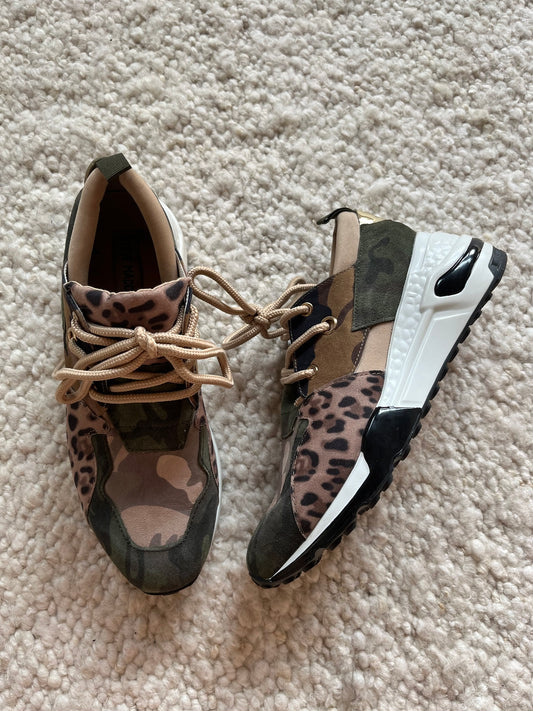Leopard Sneakers Size 8.5