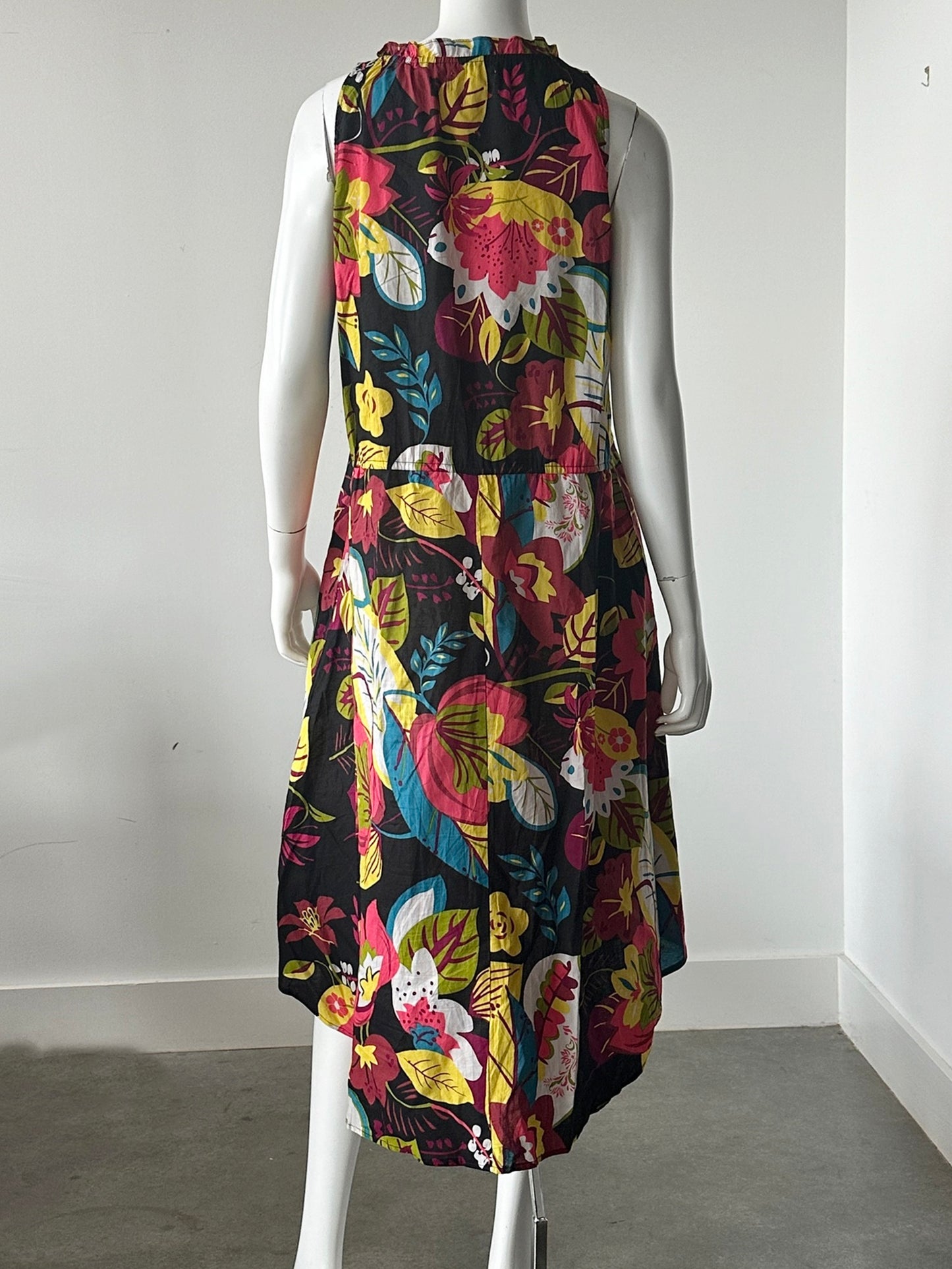 Ramona Cotton Printed Dress Size Small