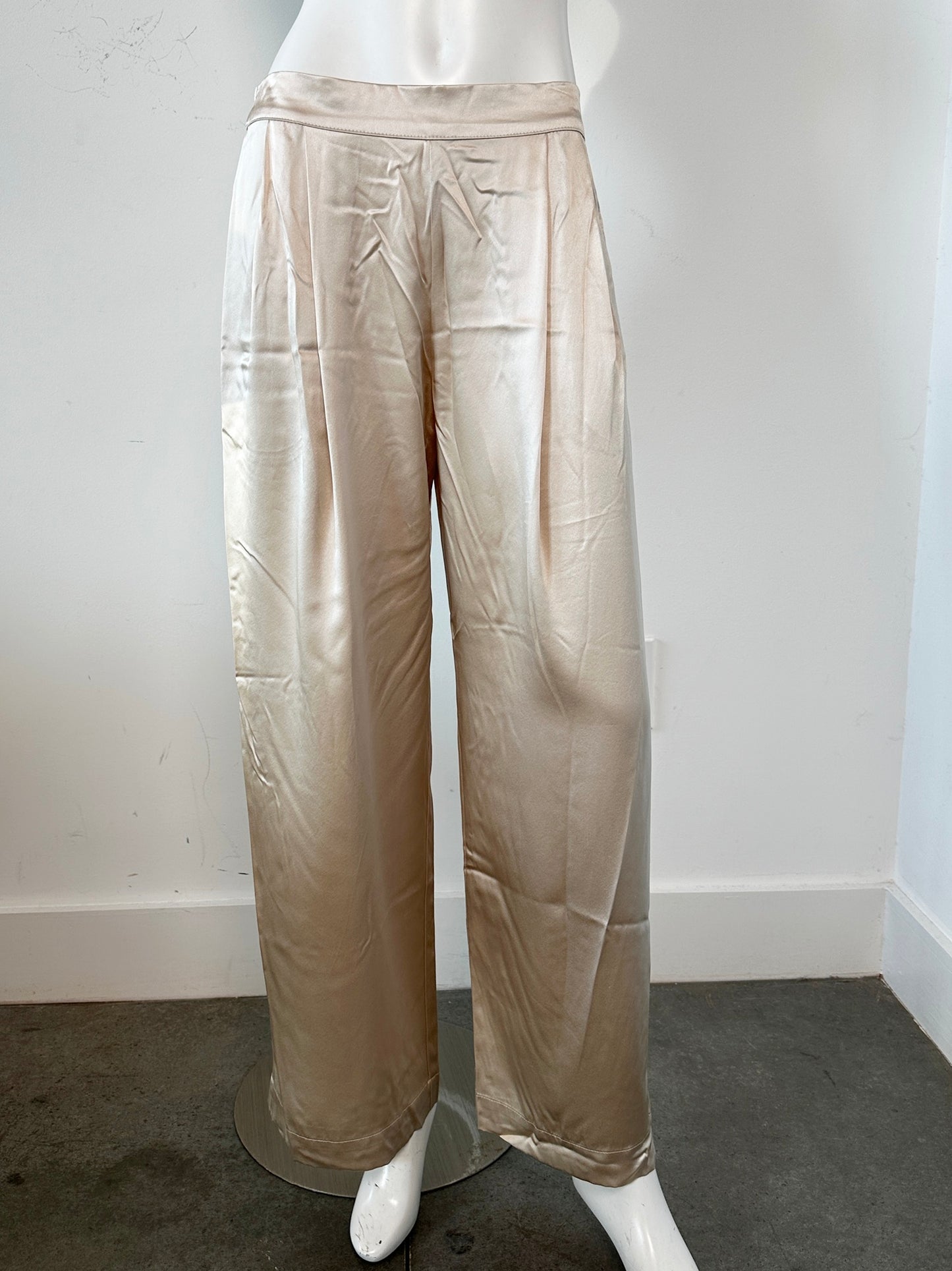 Silk Pull On Pants Size Medium NWT