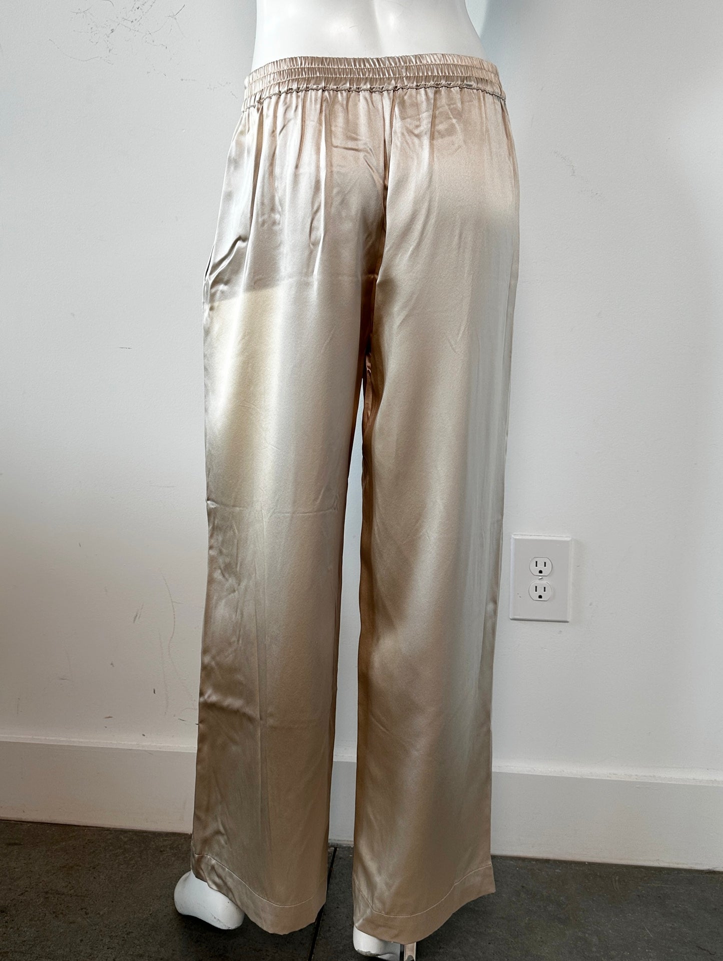 Silk Pull On Pants Size Medium NWT