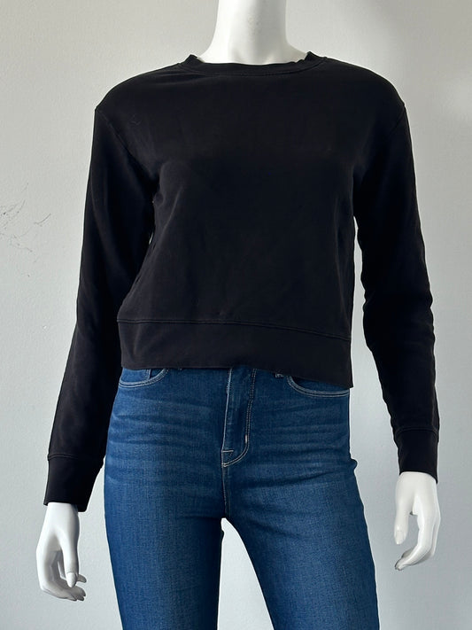 Cotton Crew Neck Sweatshirt Size XS