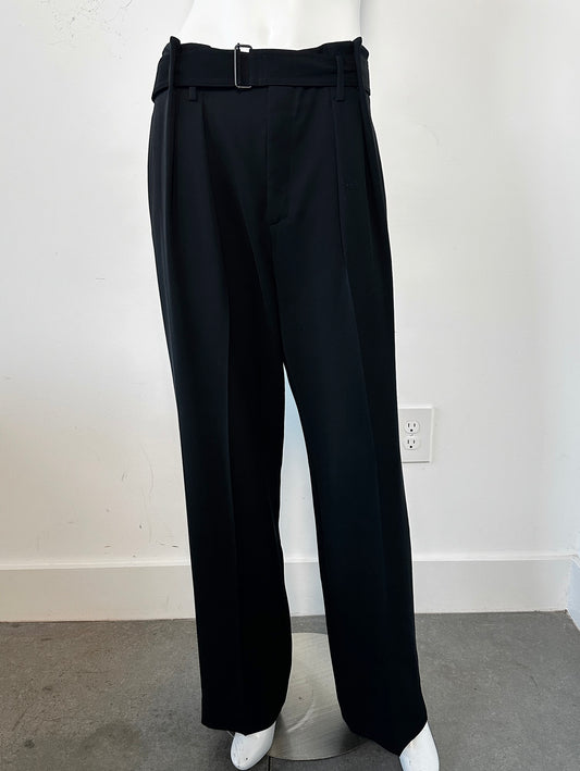 High Waisted Belted Trousers Size 4